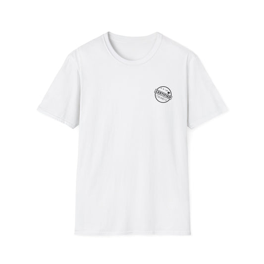 Certified Paradise Dark Logo Unisex Softstyle T-Shirt