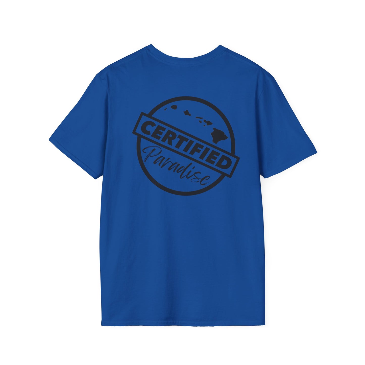 Certified Paradise Dark Logo Unisex Softstyle T-Shirt