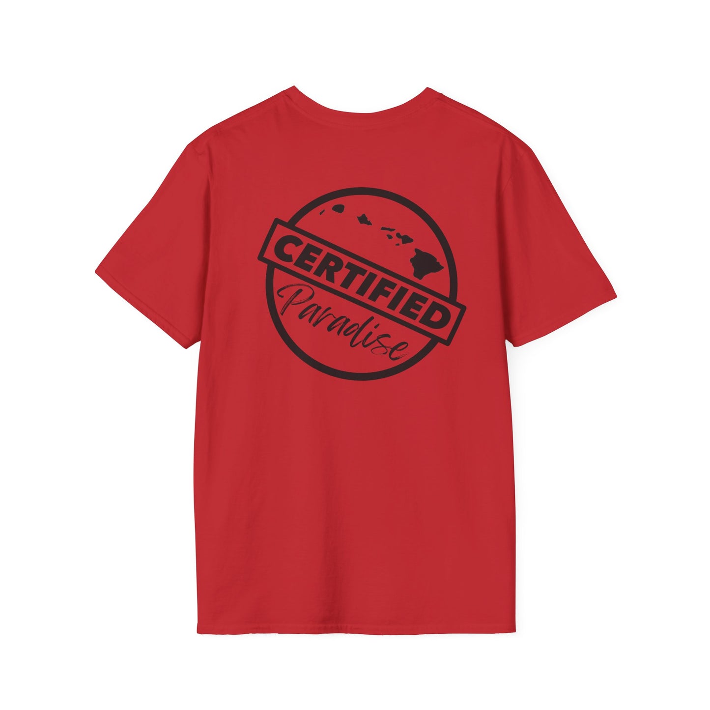 Certified Paradise Dark Logo Unisex Softstyle T-Shirt