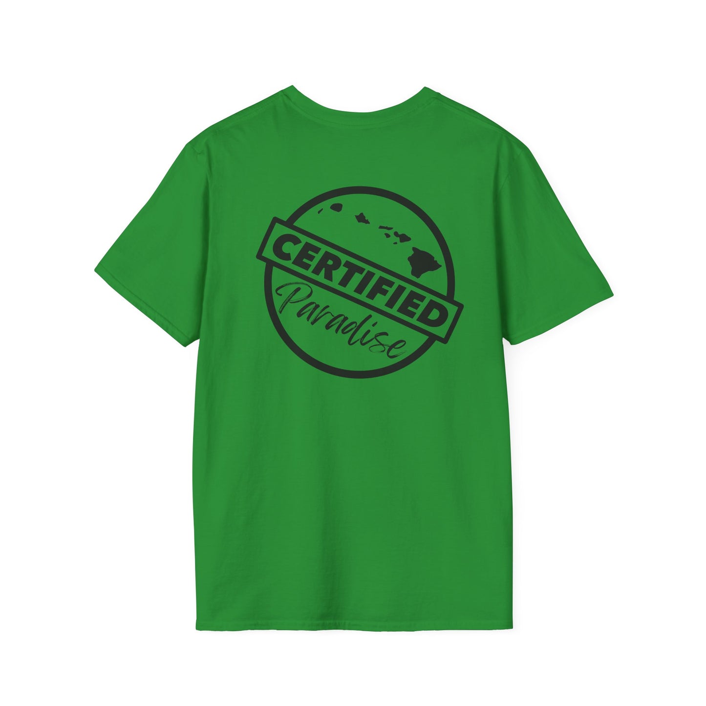 Certified Paradise Dark Logo Unisex Softstyle T-Shirt